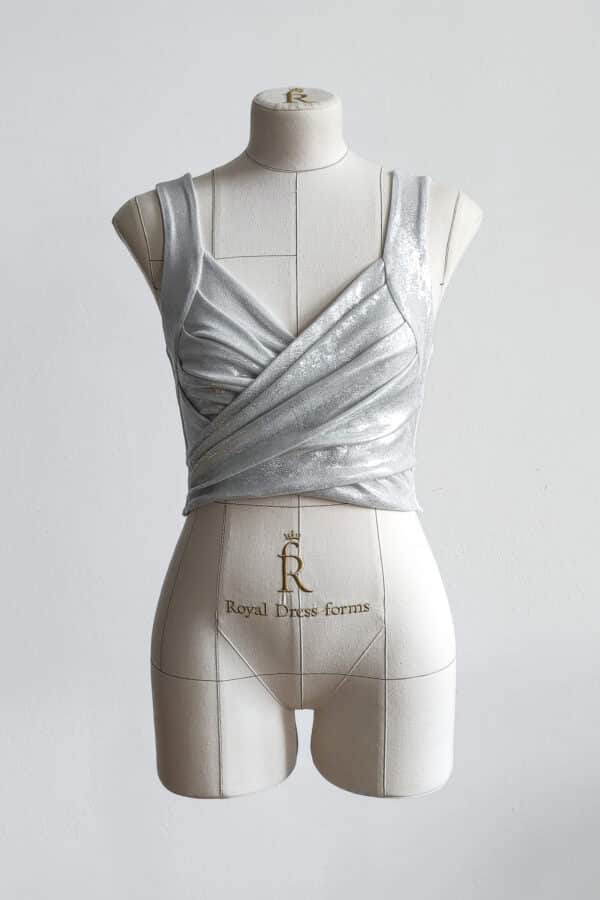 Vienna top - Silver Shimmer