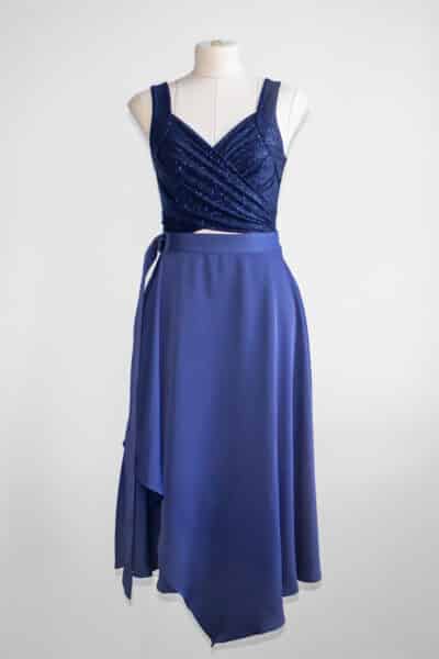 Vienna top - Midnight Blue Sparkle