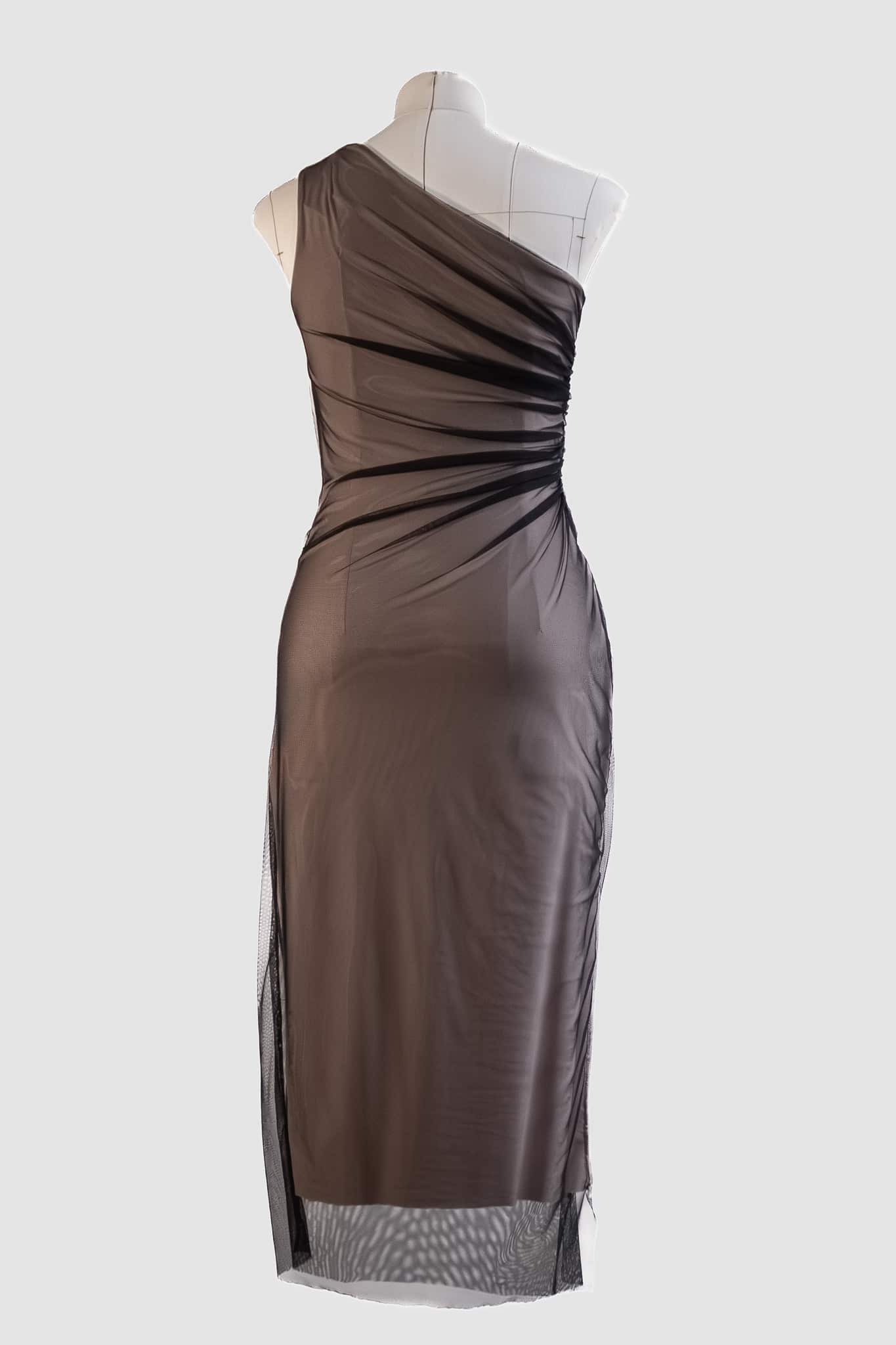Athens dress - Black mesh - Image 3