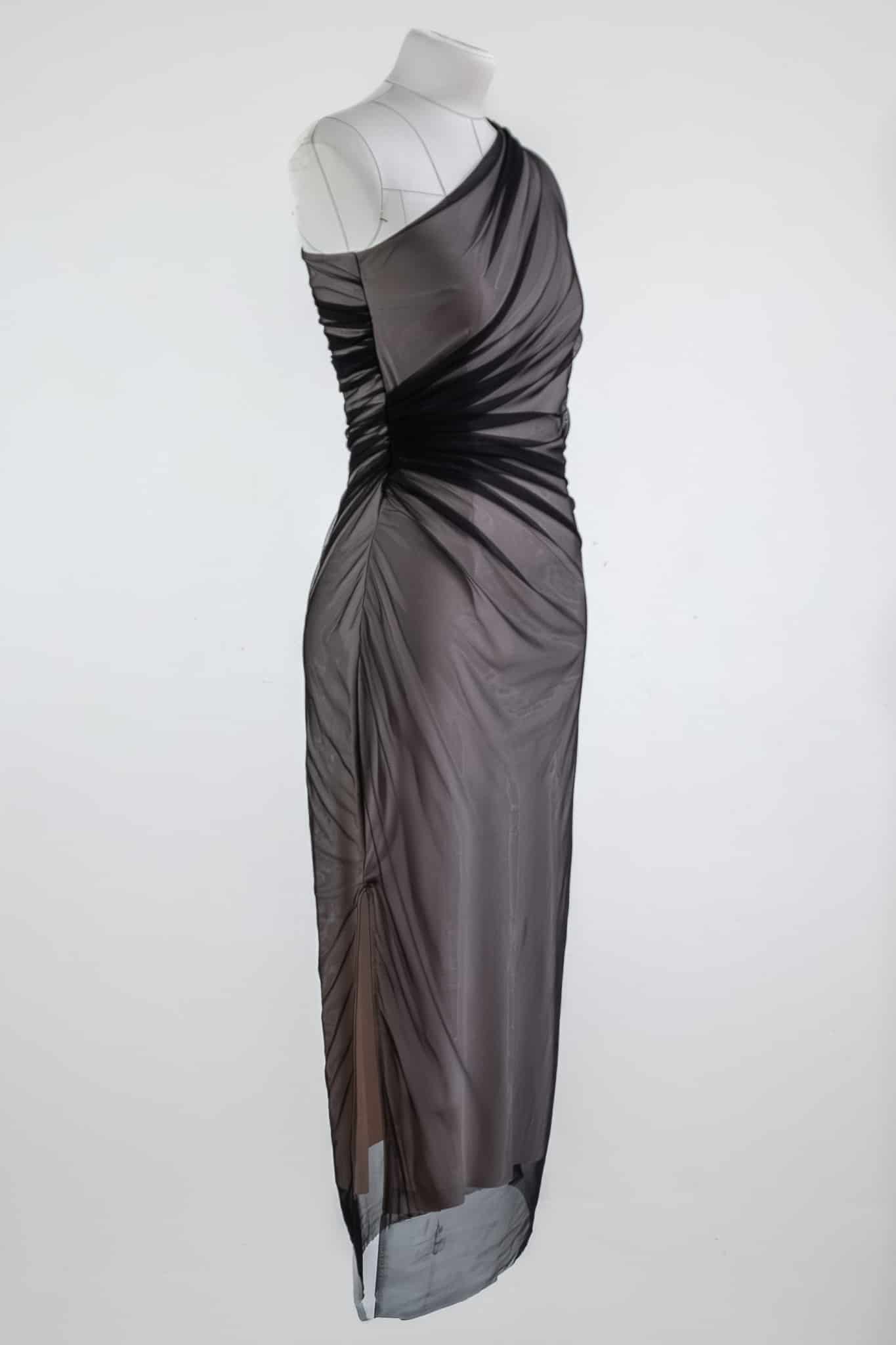 Athens dress - Black mesh - Image 2