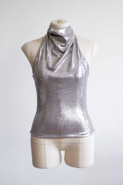 Osaka Top - Silver Metallic