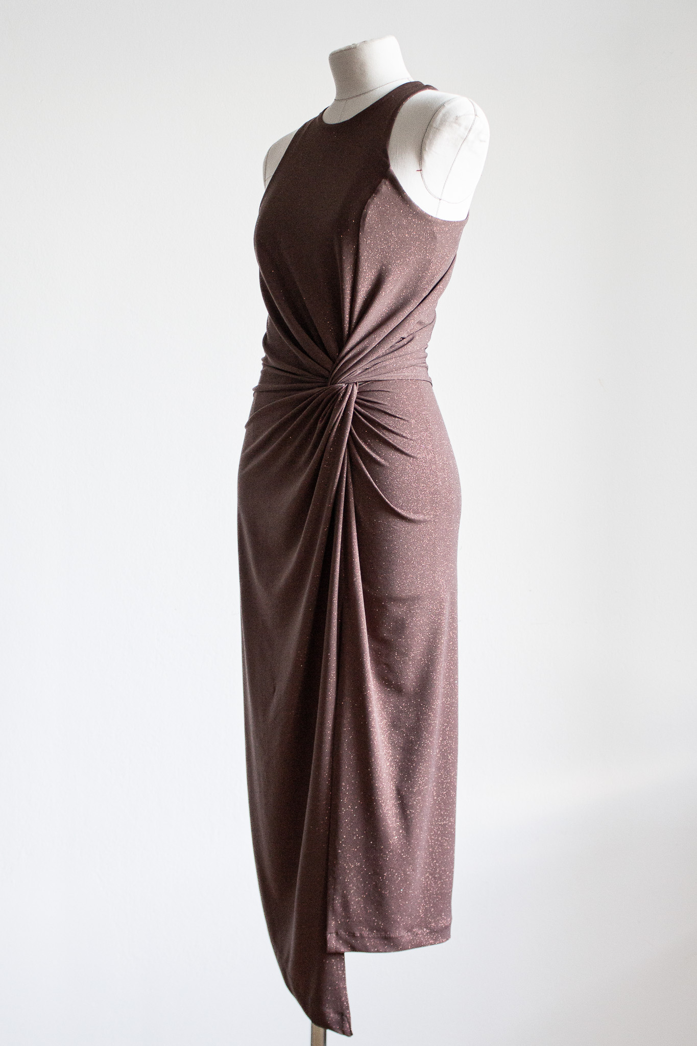 Napoli dress - Chocolate - Image 4