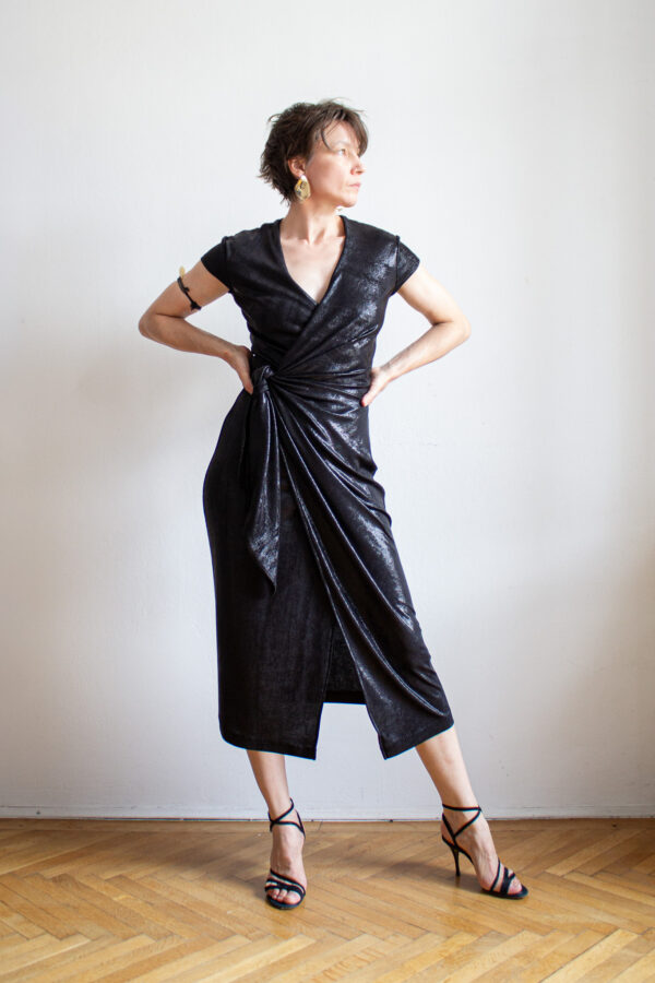 Sofia dress - Obsidian black
